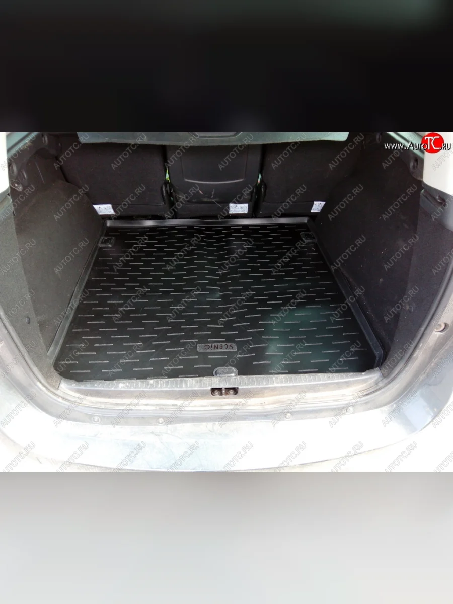 Коврик в багажник Grand (7-миместный) Aileron Renault Scenic 3 (2009-2012)  в Керчи Республика Крым