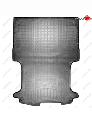 Коврик в багажник Norplast Unidec (фургон) Лада ВАЗ Ларгус дорестайлинг R90 (2012-2021) (Цвет: черный)