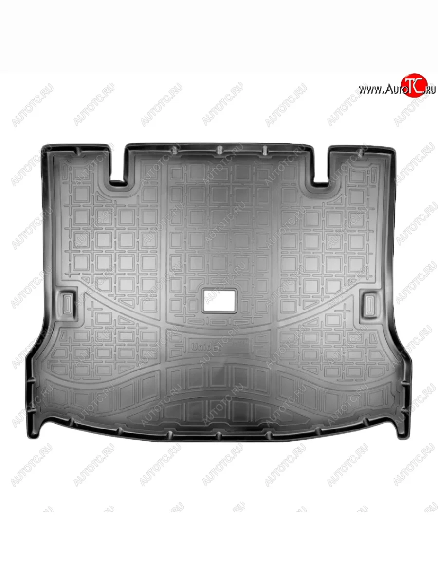 Коврик в багажник Norplast Unidec (7 мест) Лада ВАЗ Ларгус рестайлинг R90 (2021-2025) (Цвет: черный)  в Перми Пермском крае