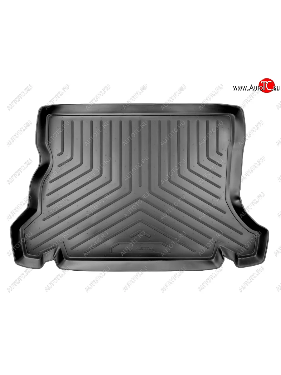 Коврик в багажник Norplast Unidec Opel Astra F седан рестайлинг (1994-1998) (Цвет: черный)  в Самаре Самарской области