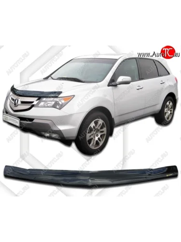 Дефлектор капота CA-Plastiс (Classic черный) Acura MDX YD2 дорестайлинг (2006-2009)