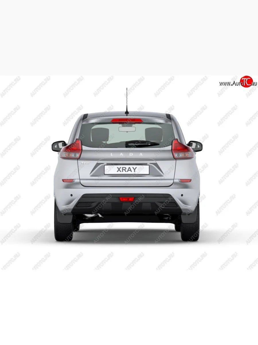 Бампер задний Стандарт Лада ВАЗ XRAY (2016-2022) (Окрашенный)  с доставкой в г. Пермь