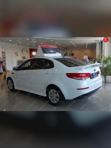 Спойлер LitCompany KIA Rio 3 QB дорестайлинг седан (2011-2015)