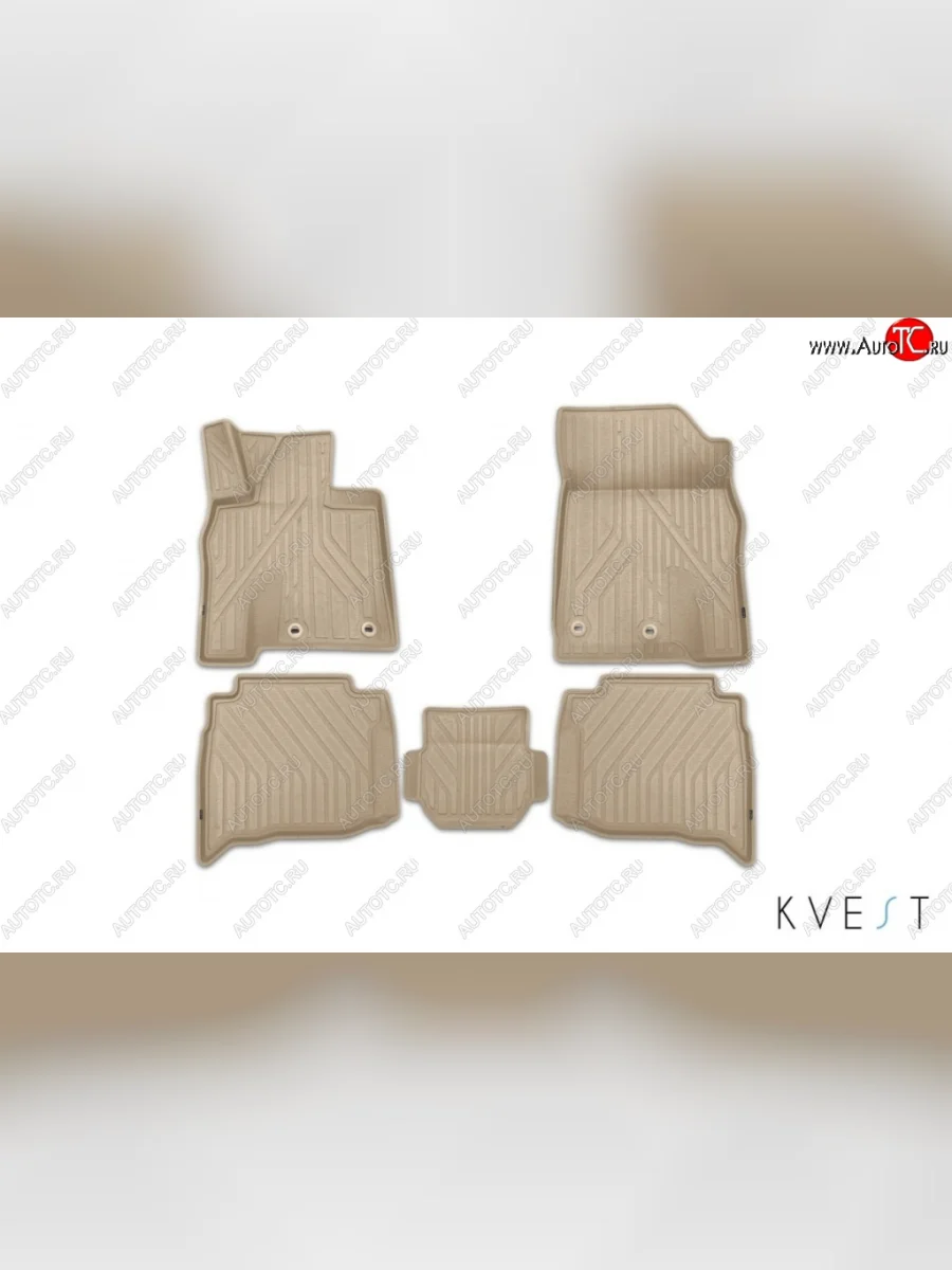Коврик в салони премиум-класса Kvest Toyota Land Cruiser 200 2-ой рестайлинг (2015-2021)  в Керчи Республика Крым