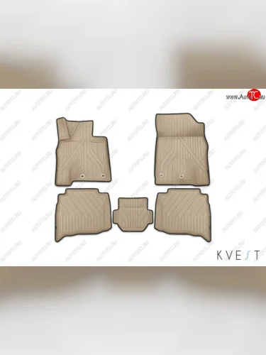Коврик в салони премиум-класса Kvest Toyota Land Cruiser  200 (2015-2021) 2-ой рестайлинг