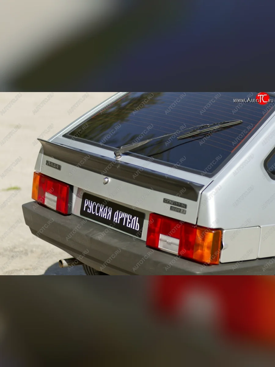 Лип Спойлер Утиный хвост RA Лада ВАЗ 2108 (1984-2003) (Поверхность глянец (под окраску), Неокрашенный)  в Воронеже Воронежской области