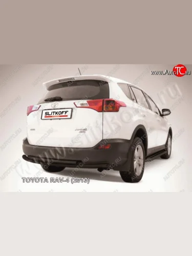 Защита задняя Slitkoff Toyota RAV4  XA40 (2012-2015) 5 дв. дорестайлинг