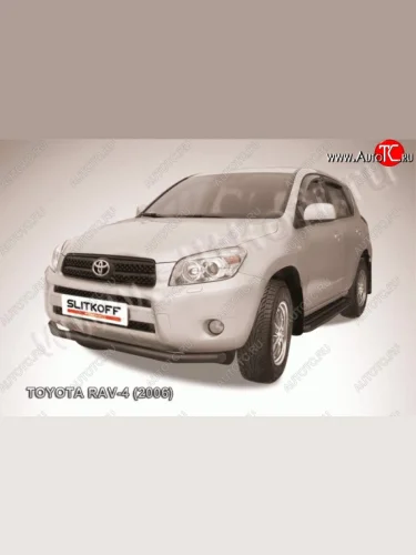 Защита переднего бампер Slitkoff Toyota RAV4  XA305 (2005-2009) 5 дв. дорестайлинг