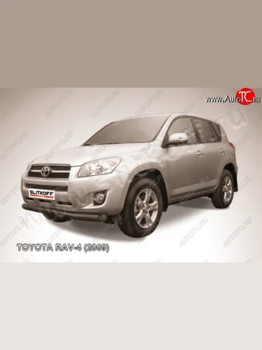 Защита переднего бампер Slitkoff Toyota RAV4  XA30 (2008-2010) 5 дв. 1-ый рестайлинг