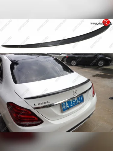 Спойлер багажника AMG. Autostl Mercedes-Benz E-Class W213 седан дорестайлинг (2016-2020)