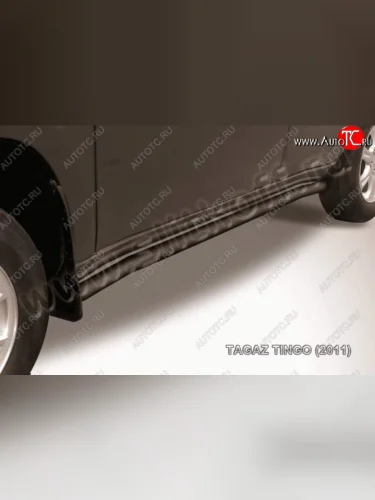 Защита порогов Slitkoff ТАГАЗ Tingo (2011-2014)