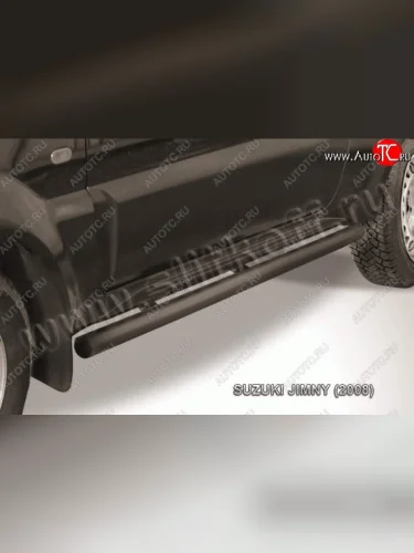 Защита порогов Slitkoff Suzuki Jimny  JB23/JB43 (2002-2012) 1-ый рестайлинг