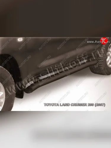 Защита порогов Slitkoff Toyota Land Cruiser  200 (2007-2012) дорестайлинг