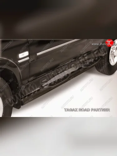 Защита порогов Slitkoff ТАГАЗ Road Partner (2007-2011)