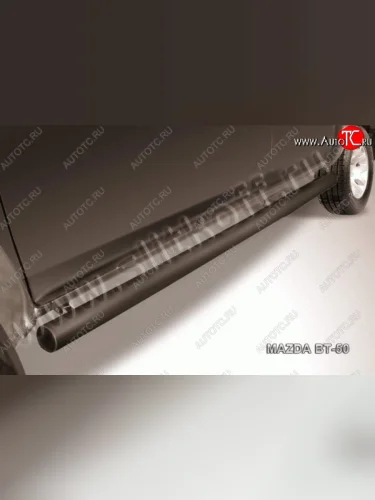 Защита порогов Slitkoff Mazda BT-50 (2011-2015)
