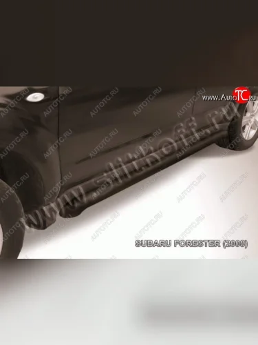 Защита порогов Slitkoff Subaru Forester  SH (2008-2013)