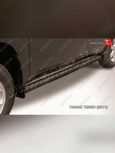 Защита порогов Slitkoff ТАГАЗ Tingo (2011-2014)