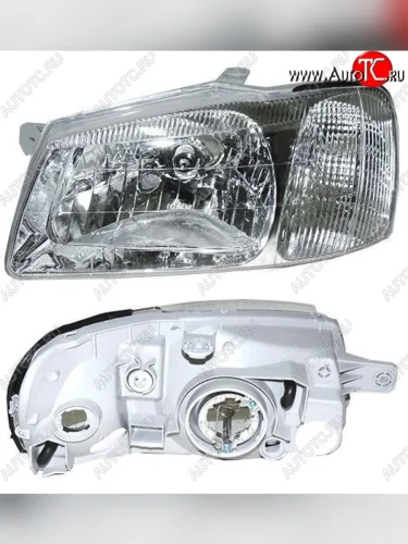 Левая фара DEPO Hyundai Accent 2 LC седан дорестайлинг (ТагАЗ) (1999-2012)