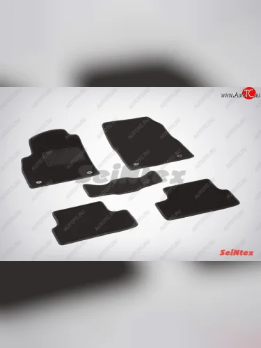 Коврик в салони Seintex ворс (Чёрный) Opel Astra J хэтчбек 5 дв. дорестайлинг (2009-2012)