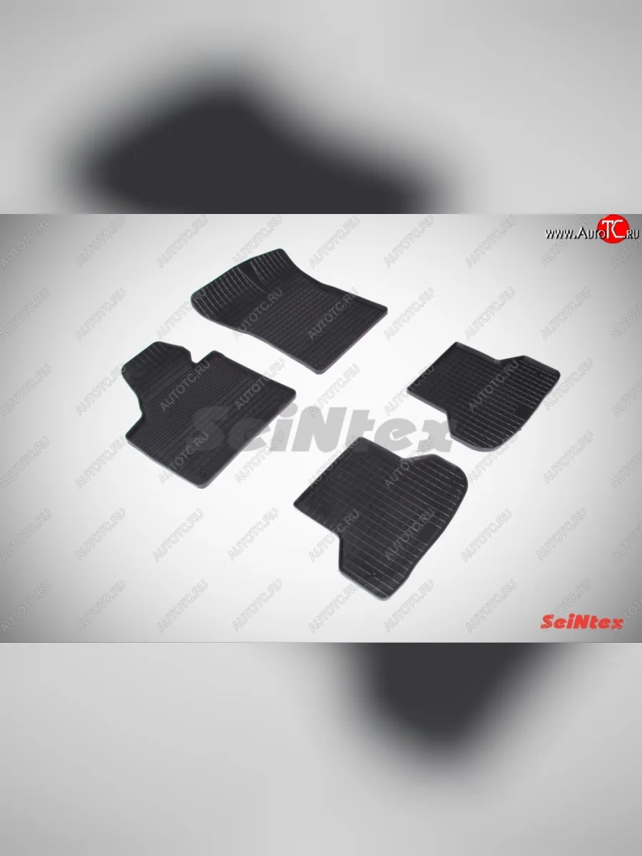 Износостойкие резиновые коврики в салон Сетка Seintex Audi A3 8P1 хэтчбэк 3 дв. дорестайлинг (2003-2005)  с доставкой в г. Керчь
