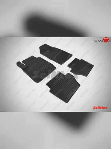 Износостойкие резиновые коврики в салон Сетка Seintex Ford Fiesta 6 хэтчбэк 5 дв. дорестайлинг (2008-2012)