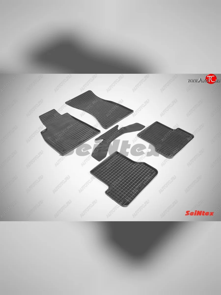 Износостойкие резиновые коврики в салон Сетка Seintex Audi A7 4G лифтбэк дорестайлинг (2010-2014)  в Керчи Республика Крым