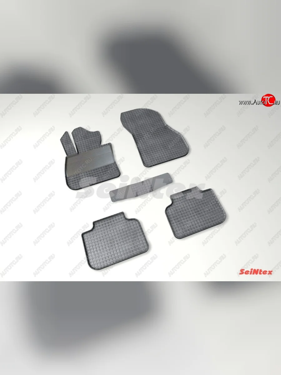 Износостойкие резиновые коврики в салон Сетка Seintex BMW X1 F48 дорестайлинг (2015-2019)  в Керчи Республика Крым