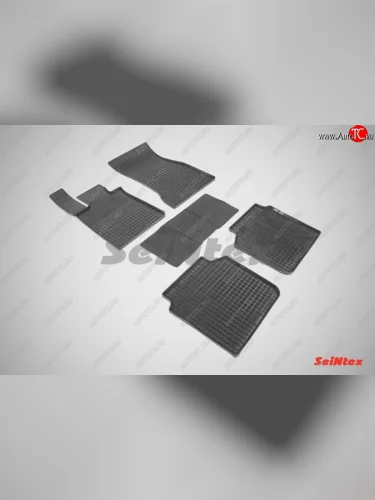 Износостойкие резиновые коврики в салон Сетка Seintex BMW 7 серия ( G11-G12,  G11,G12) (2015-2022) дорестайлинг,седан, седан рестайлинг