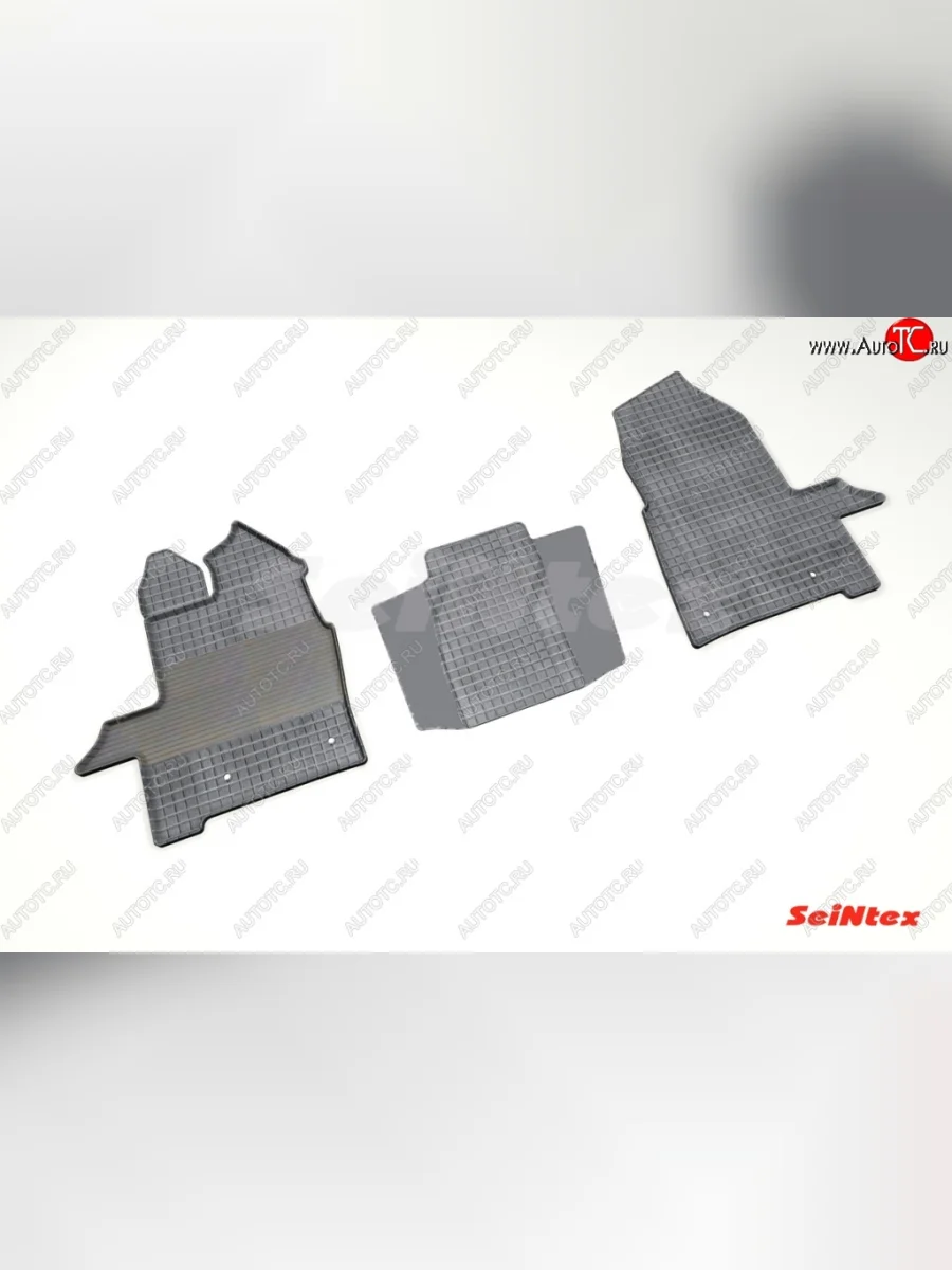 Износостойкие резиновые коврики в салон Сетка Seintex Ford Tourneo Custom дорестайлинг (2012-2018)  в Воронеже Воронежской области