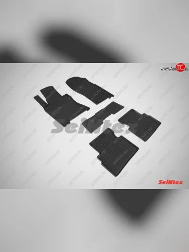 Износостойкие резиновые коврики в салон Сетка Seintex INFINITI Q50  V37 (2013-2021) дорестайлинг, рестайлинг