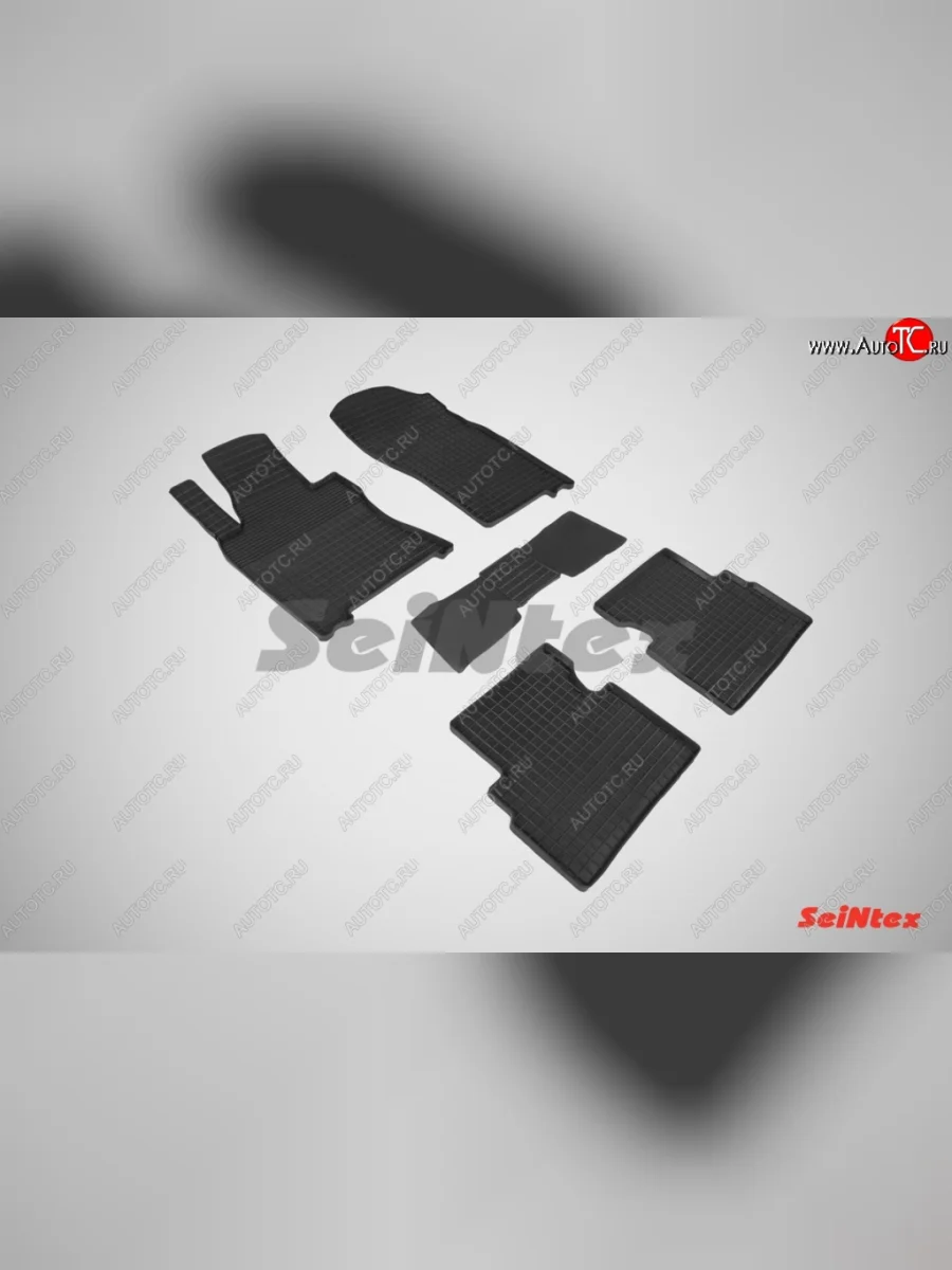 Износостойкие резиновые коврики в салон Сетка Seintex INFINITI Q50 V37 дорестайлинг (2013-2017)  в Керчи Республика Крым