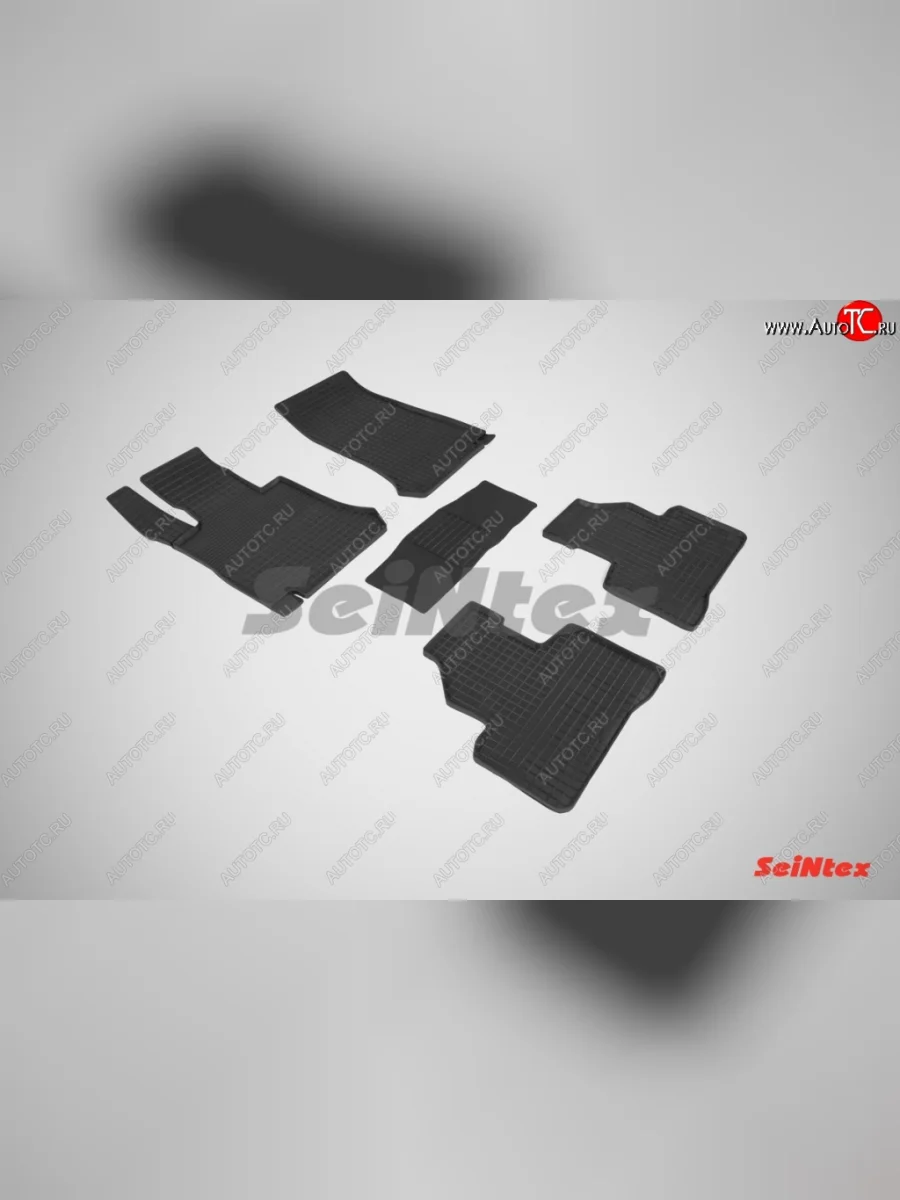 Износостойкие резиновые коврики в салон Seintex  Mercedes-Benz GLC class (2015-2023) X253  в Самаре Самарской области
