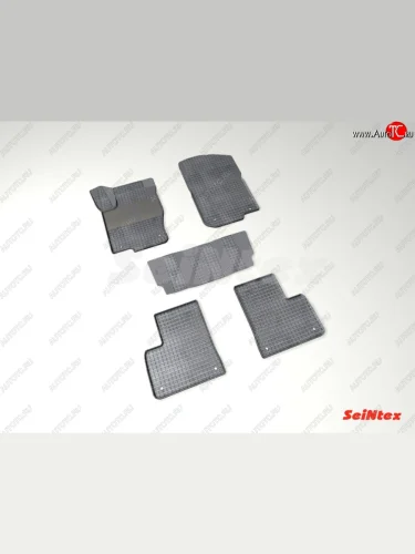 Износостойкие резиновые коврики в салон Сетка Seintex Mercedes-Benz GLC class  C253 (2016-2025)