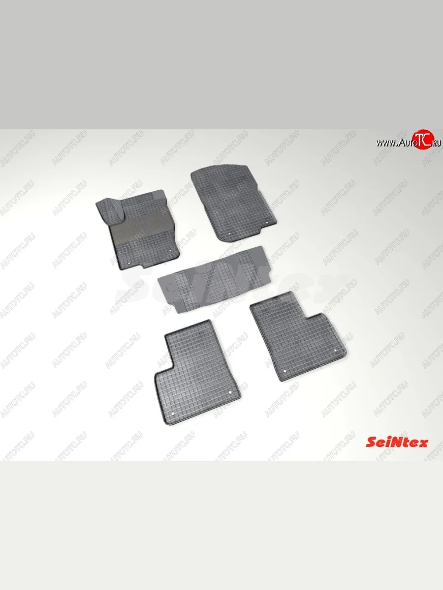 Износостойкие резиновые коврики в салон Сетка Seintex  Mercedes-Benz GLC class (2016-2025) C253  в Воронеже Воронежской области