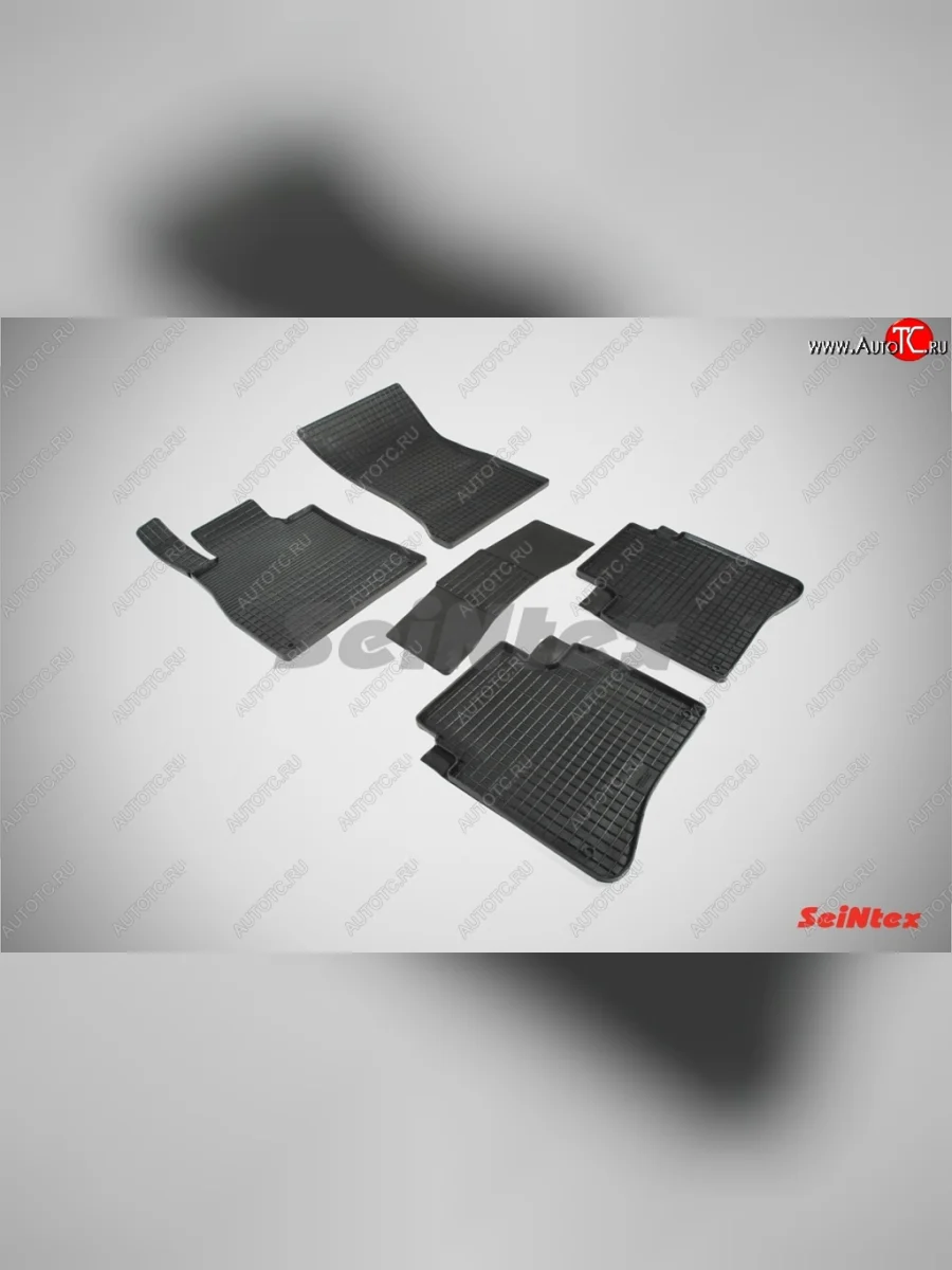 Износостойкие резиновые коврики в салон Сетка Seintex  Mercedes-Benz S class (2013-2017) W222  в Самаре Самарской области