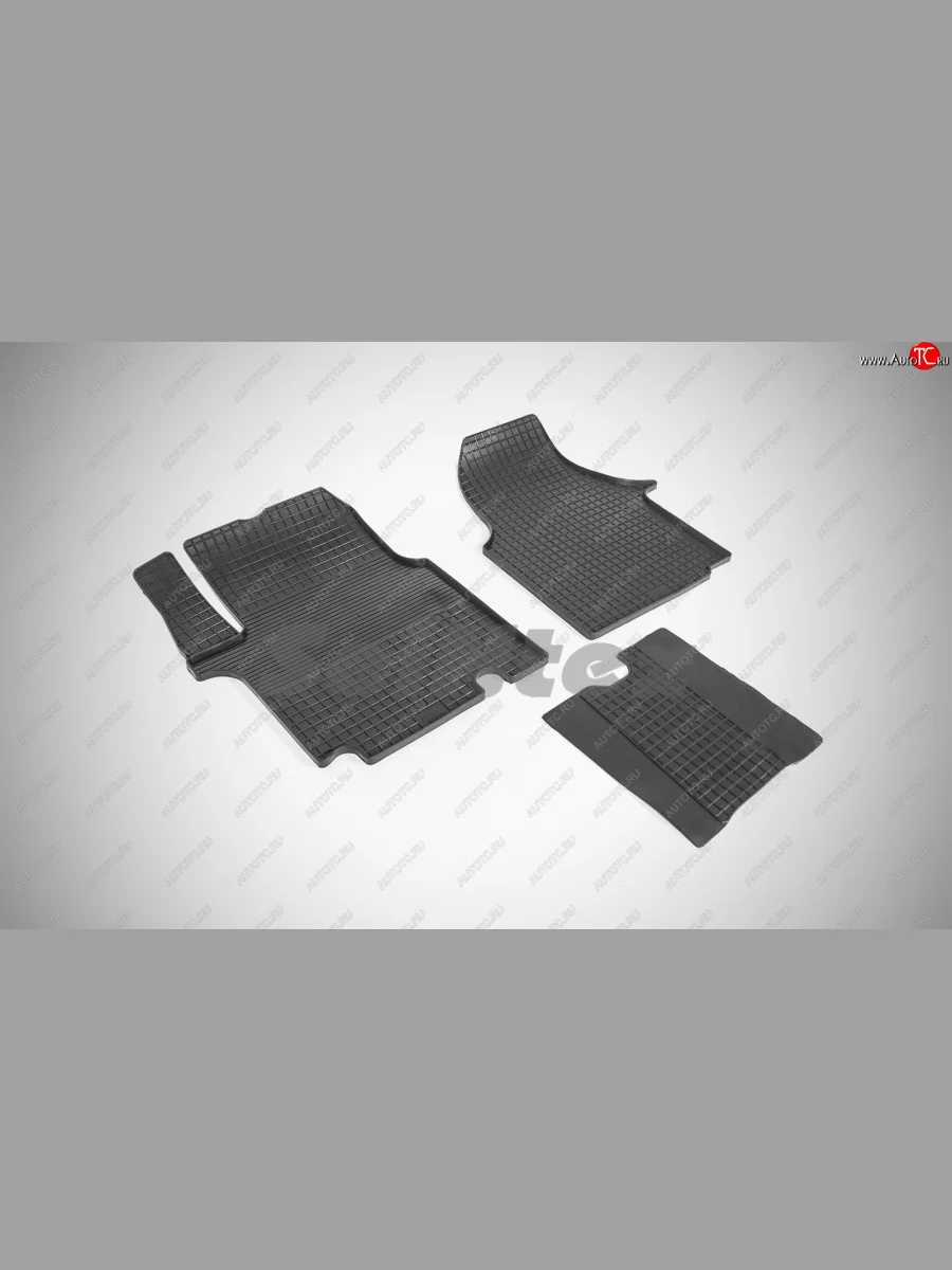 Износостойкие резиновые коврики в салон Сетка Seintex Renault Trafic X83 дорестайлинг (2001-2006)  в Керчи Республика Крым