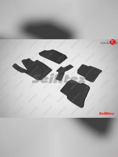 Износостойкие резиновые коврики в салон Сетка Seintex Seat Ibiza ( 6J,6P хэтчбэк 5 дв.,  6J,6P универсал) (2012-2016)  рестайлинг