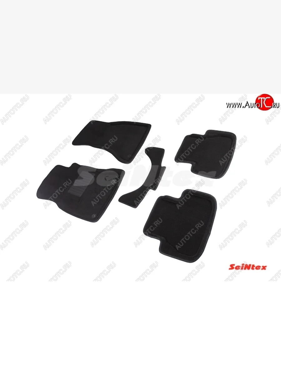 Комплект 3D ковриков в салон Seintex Audi A4 B8 дорестайлинг, универсал (2007-2011) (Серый)  в Перми Пермском крае