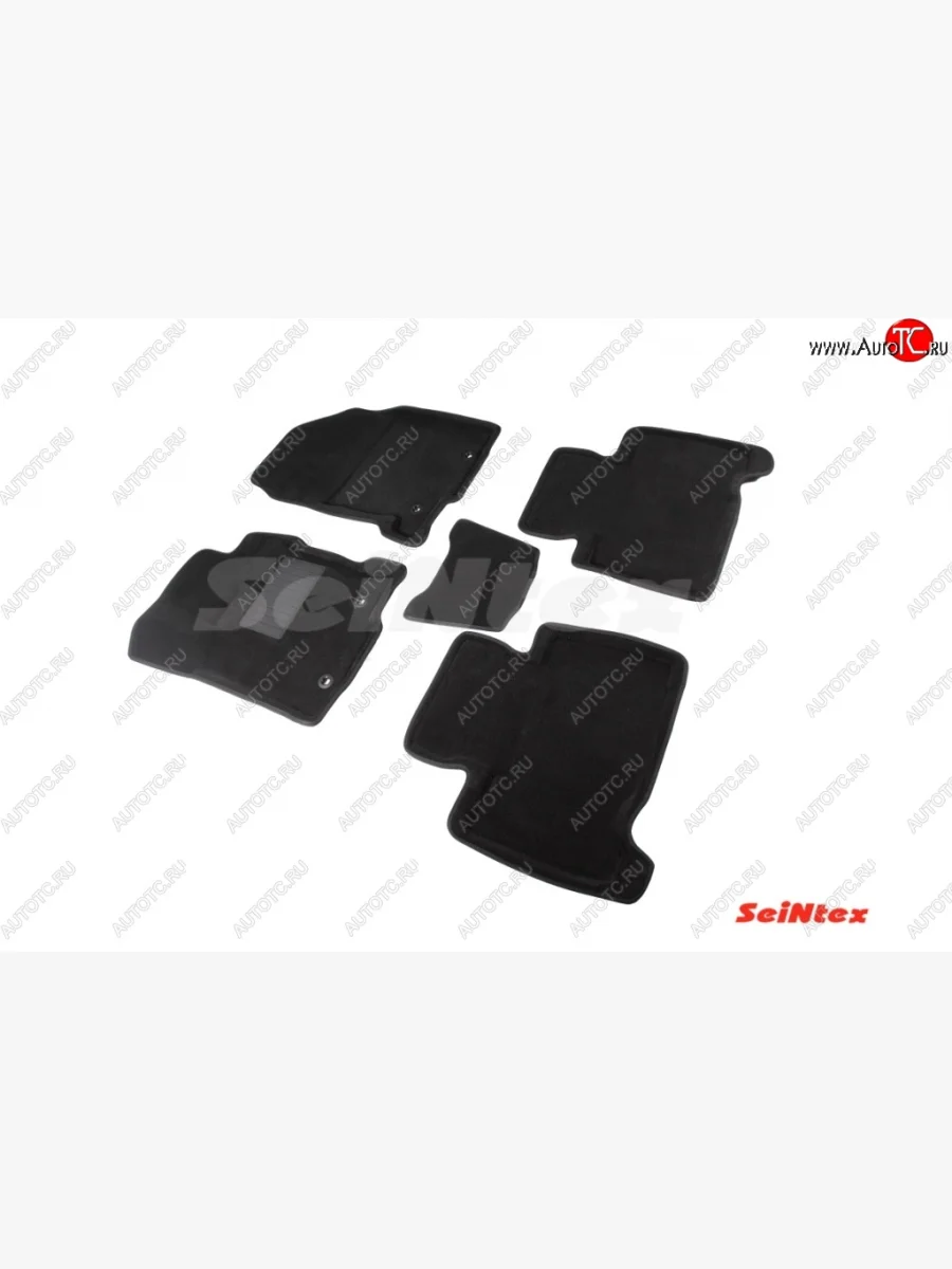 Комплект 3D ковриков в салон Seintex Lexus NX200 Z10 дорестайлинг (2014-2017) (Чёрный)  с доставкой в г. Керчь