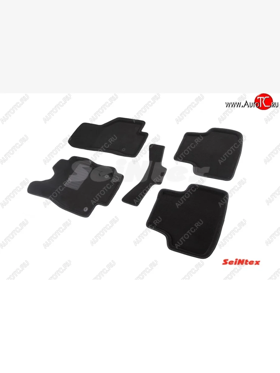 Комплект 3D ковриков в салон Seintex Skoda Octavia A7 дорестайлинг лифтбэк (2012-2017)  с доставкой в г. Керчь