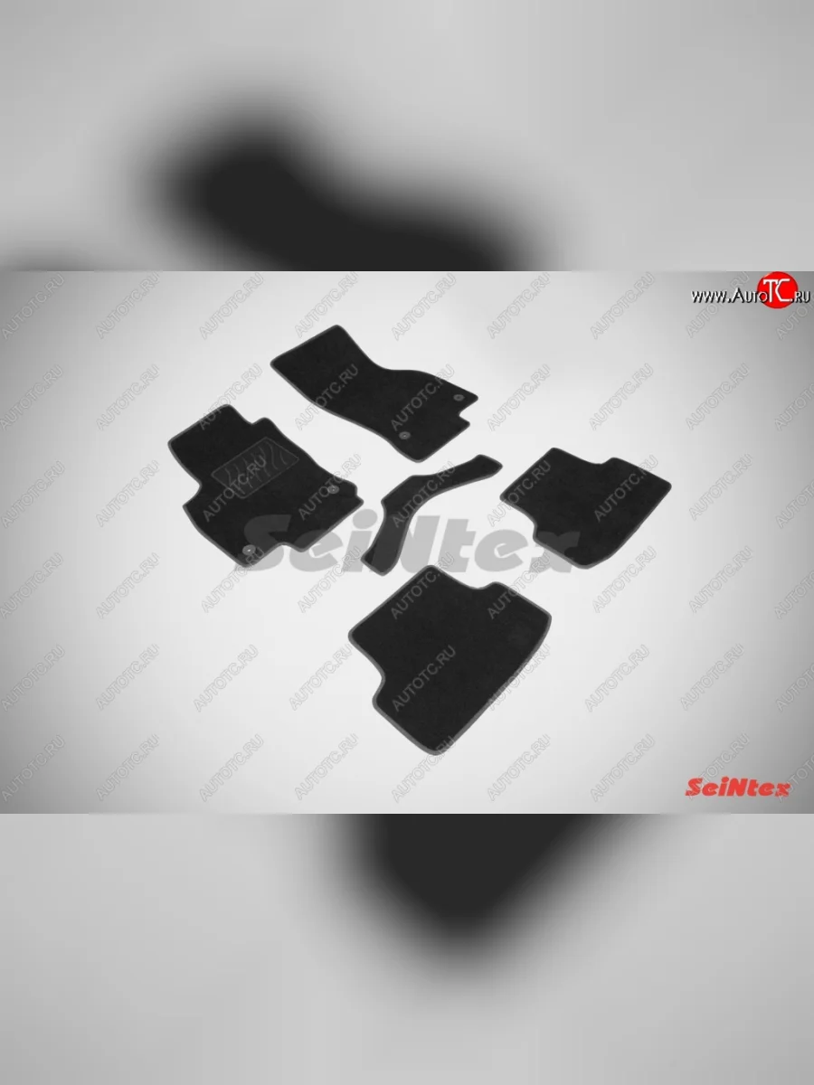 Комплект ворсовых ковриков в салон LUX Seintex Audi A3 8VS седан дорестайлинг (2012-2016)  с доставкой в г. Керчь