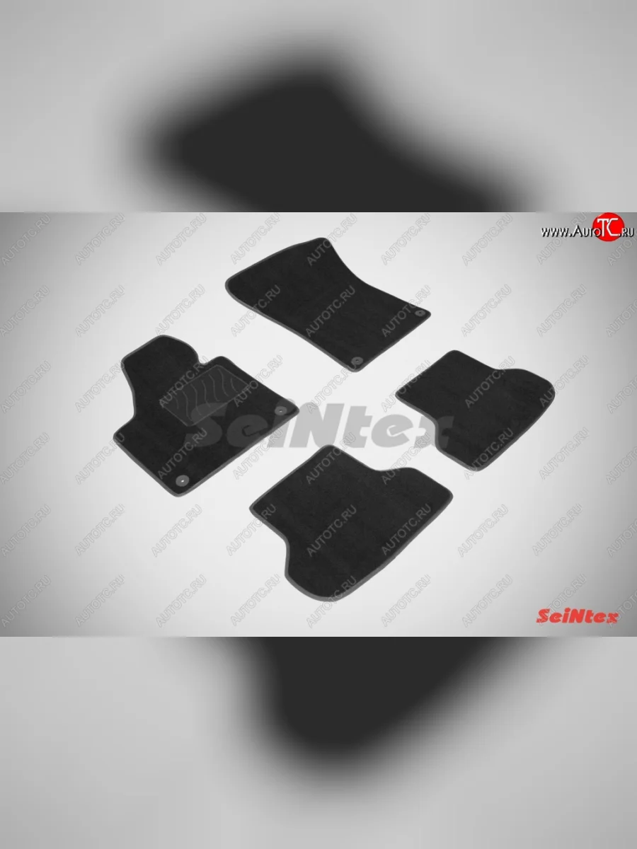 Комплект ворсовых ковриков в салон LUX Seintex Audi A3 8P1 хэтчбэк 3 дв. дорестайлинг (2003-2005)  с доставкой в г. Керчь