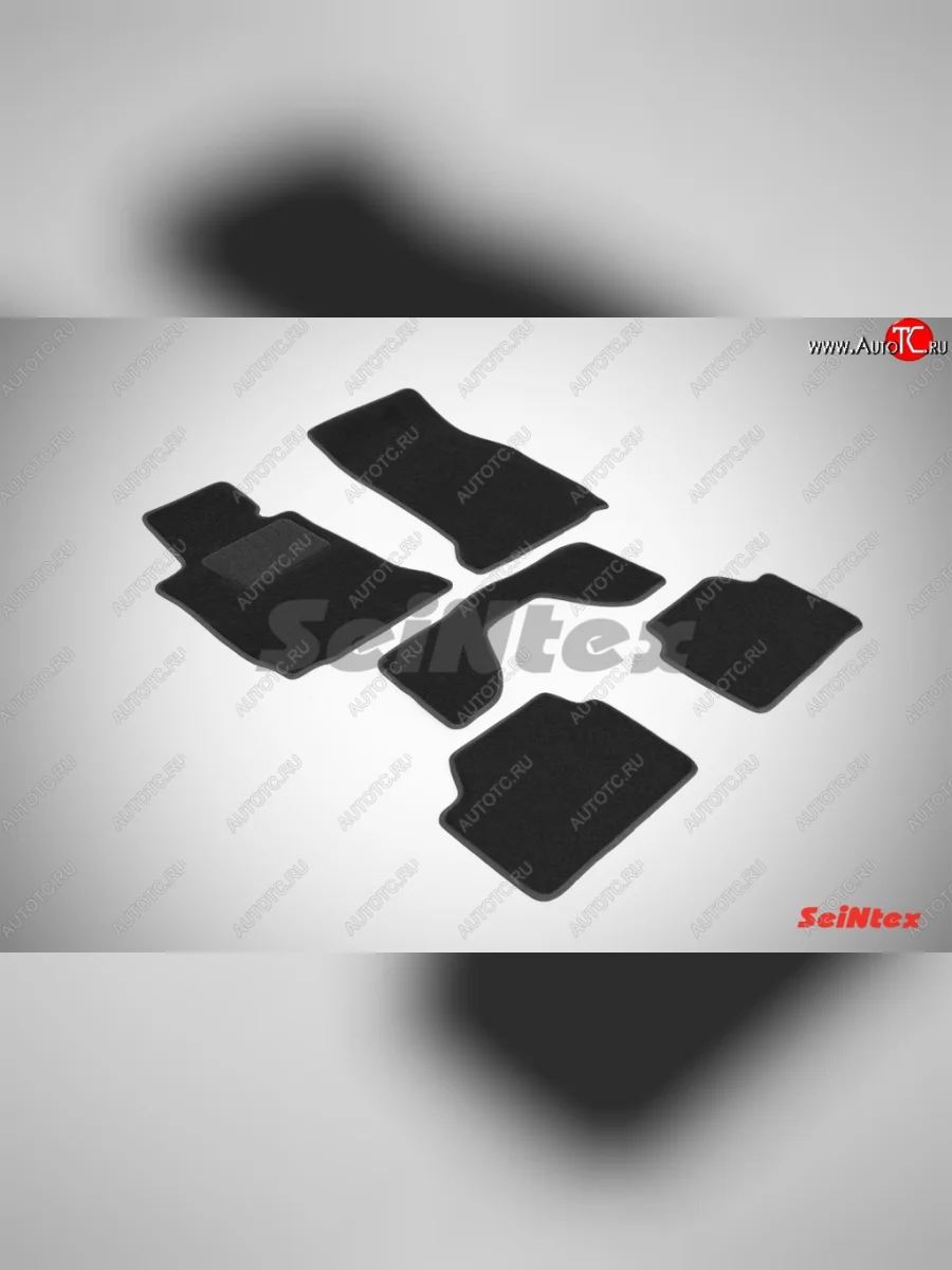Комплект ворсовых ковриков в салон LUX Seintex BMW 1 серия F21 хэтчбэк 3 дв. 2-ой рестайлинг (2017-2020) (Чёрный)  с доставкой в г. Керчь