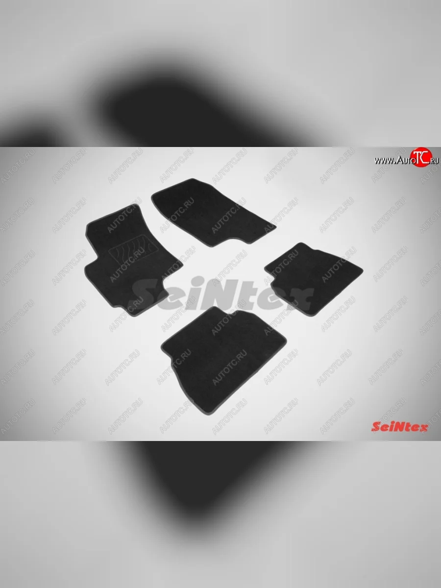 Комплект ворсовых ковриков в салон LUX Seintex Chevrolet Epica V250 (2006-2012) (Чёрный)  в Керчи Республика Крым