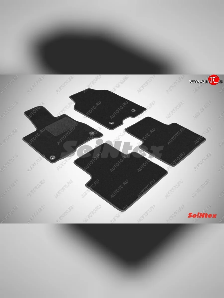 Комплект ворсовых ковриков в салон LUX Seintex Ford Edge CD539 дорестайлинг (2015-2018)  в Керчи Республика Крым