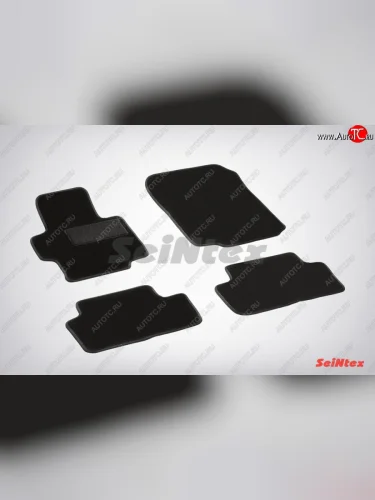 Комплект ворсовых ковриков в салон LUX Seintex Honda Accord 7 CL седан дорестайлинг (2002-2005)