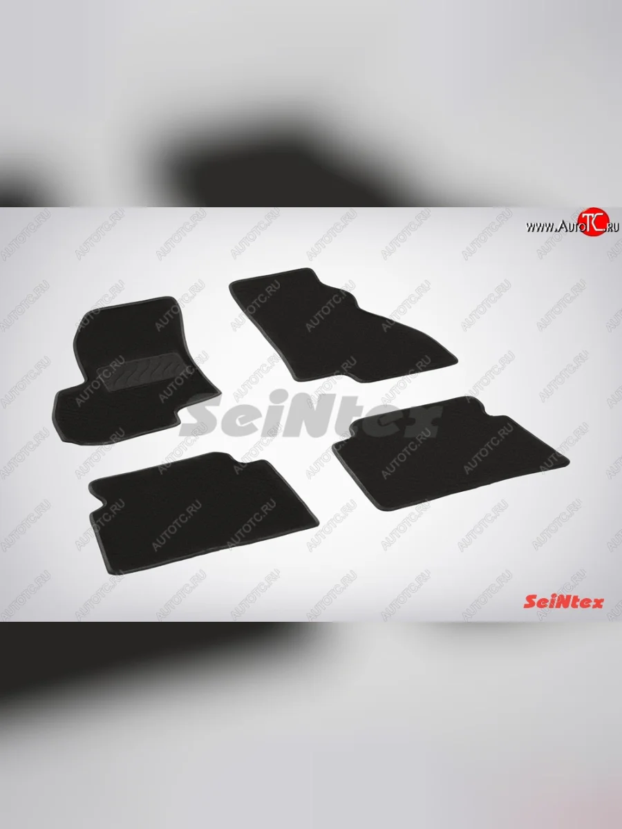 Комплект ворсовых ковриков в салон LUX Seintex Hyundai Santa Fe CM дорестайлинг (2006-2009)  в Керчи Республика Крым