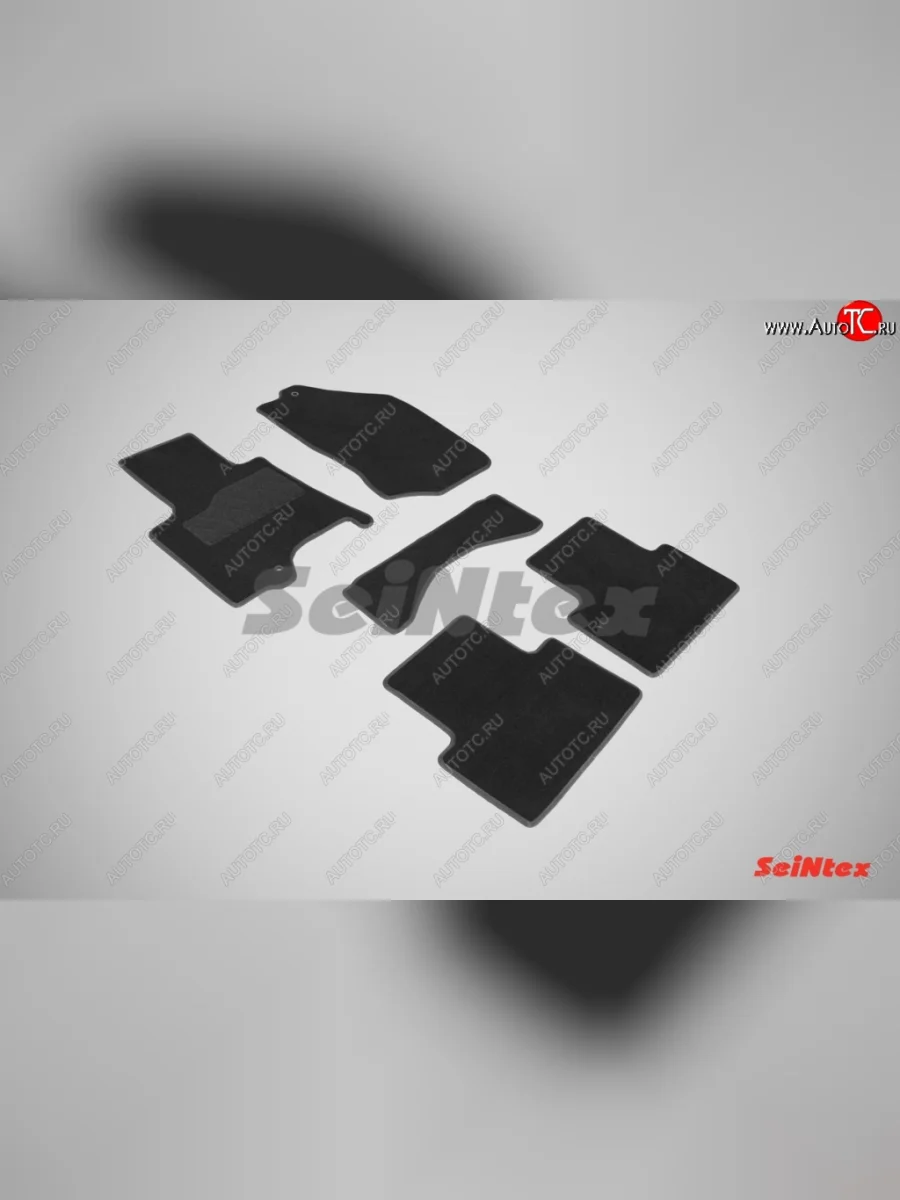 Комплект ворсовых ковриков в салон LUX Seintex INFINITI QX70 S51 (2013-2020) (Чёрный)  с доставкой в г. Керчь
