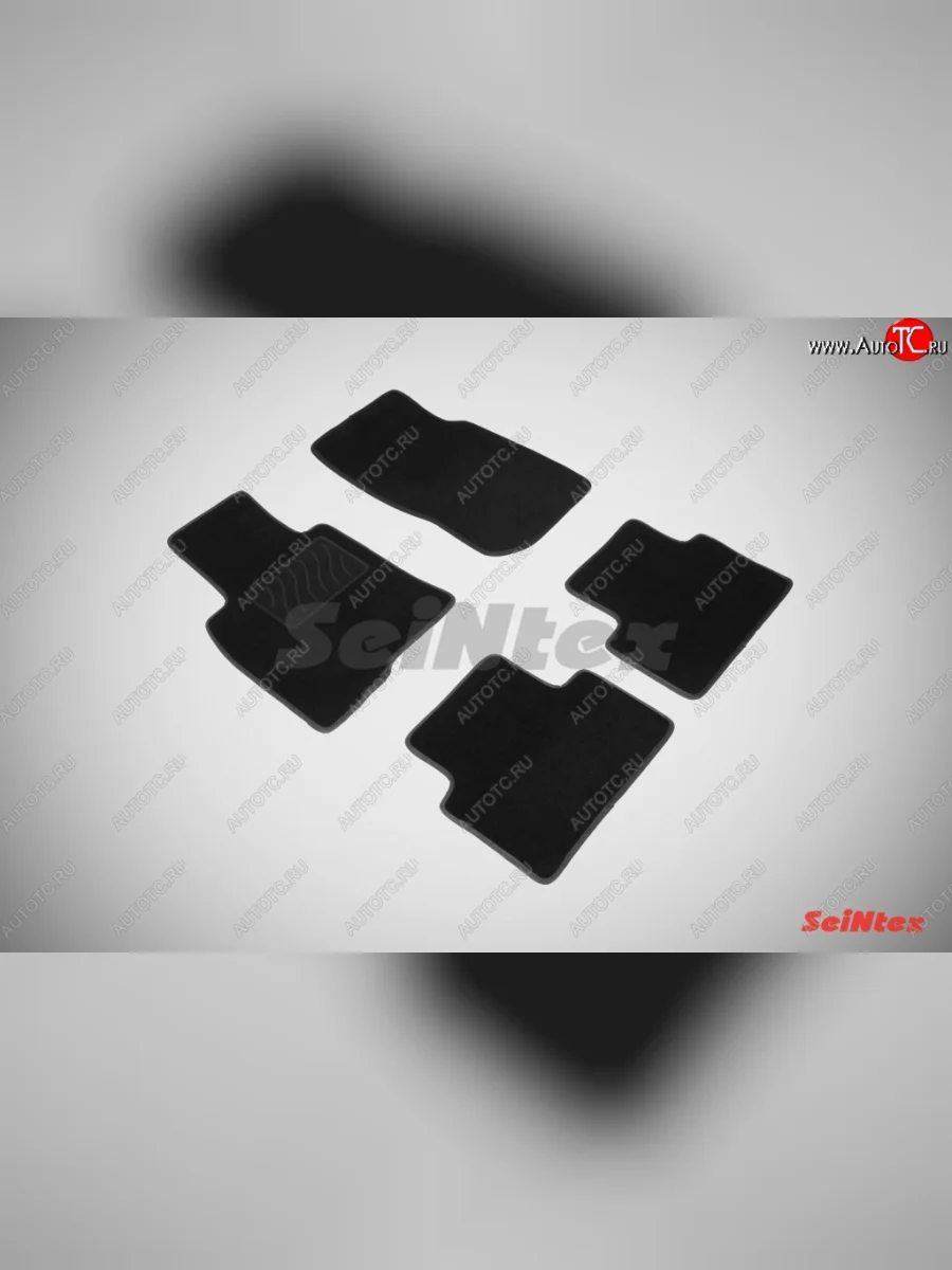 Комплект ворсовых ковриков в салон LUX Seintex  INFINITI G35 (2002-2007) V35 (Чёрный)  в Самаре Самарской области