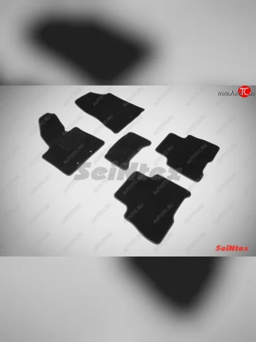 Комплект ворсовых ковриков в салон LUX Seintex KIA Sorento XM рестайлинг (2012-2015)